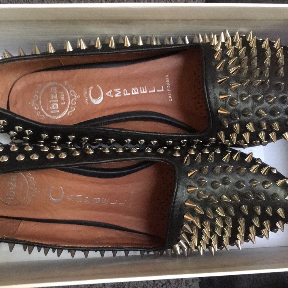 Jeffrey Campbell spiked loafers